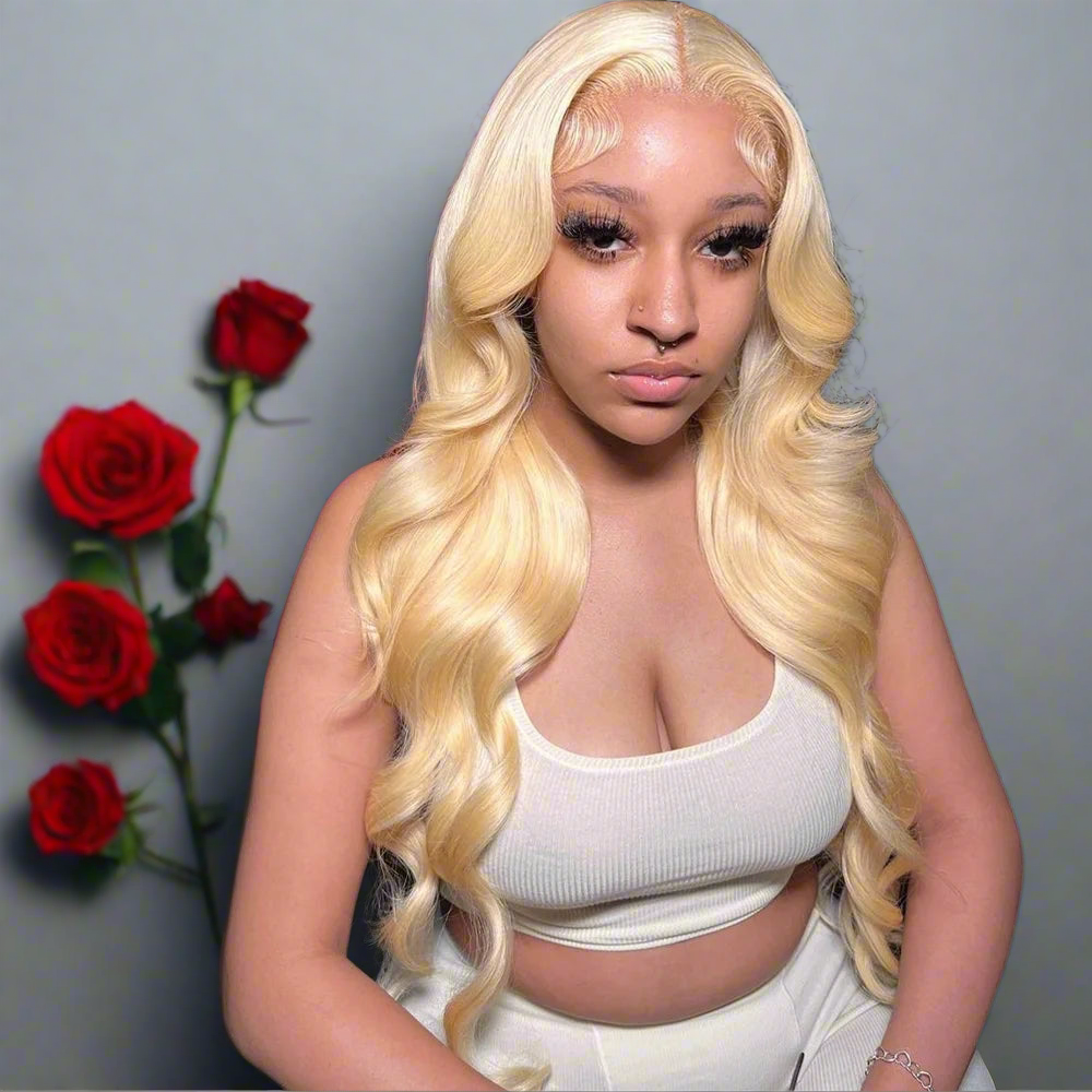 36 Inches Ombre Pink Front Lace wigs human hair 13X4 13x6 Transparent Lace Body wave Hair 180% For Women Human Hair Wigs 100%