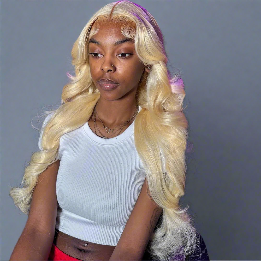 36 Inches Ombre Pink Front Lace wigs human hair 13X4 13x6 Transparent Lace Body wave Hair 180% For Women Human Hair Wigs 100%