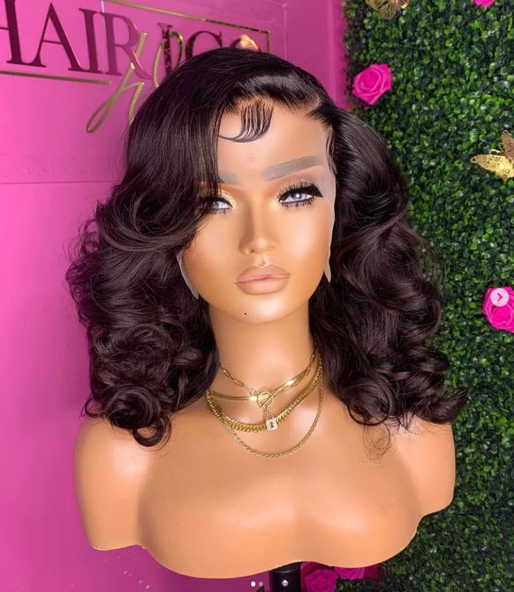 13x4 Body Wave Lace Front Wig Human Hair PrePlucked Brazilian Human Hair Lace Frontal Wigs For Women 4x4 Lace Closure Wig