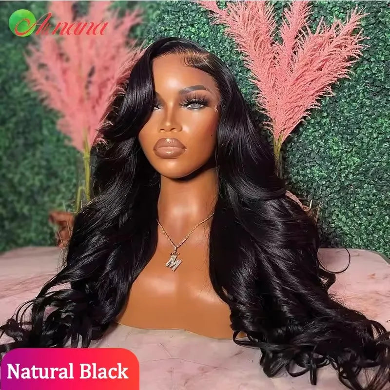 Ombre Ginger Brown Colored 13x6 Transparent Lace Frontal Wig Body Wave PrePlucked 12AGrade Lace Closure Human Hair Wig For Women