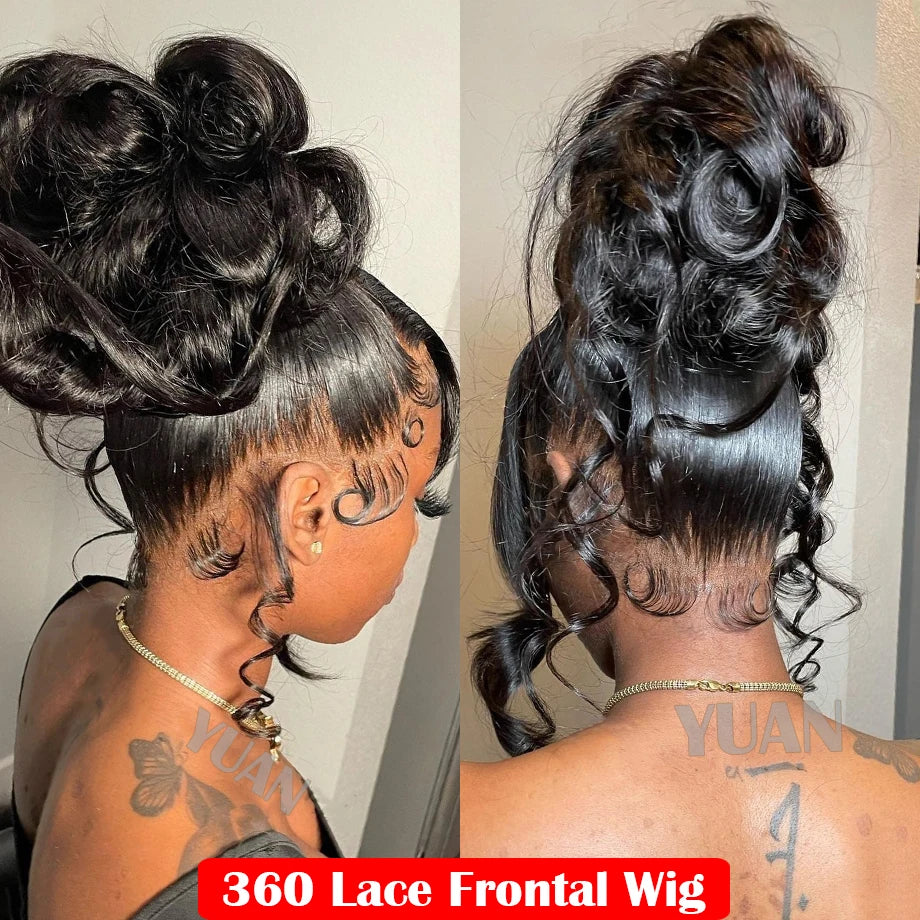 13x4 Body Wave Lace Front Wig Human Hair 360 Full Lace Wig Pre Plucked 4x4 5x5 Lace Closure Wig 40 Inch 13x6 Hd Lace Frontal Wig