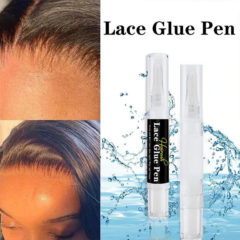 Lace Wig Glue And Lace Tint Spray And Remover For Front Lace Wig Melting Band Hair Wax Stick Glue Pen Growth Oil Install Kit
