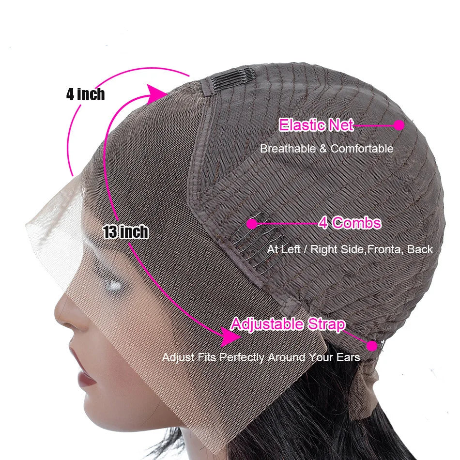 Human Hair Lace Frontal Wig Human Hair Wigs 100% Bob Wigs Straight Lace Front Wigs Human Hair Wigs